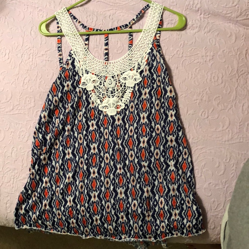 Floral tank top